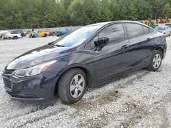 Salvage cars for sale at Gainesville, GA auction: 2018 Chevrolet Cruze LS