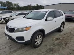 Salvage cars for sale at Spartanburg, SC auction: 2011 KIA Sorento Base