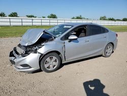 Salvage cars for sale at Houston, TX auction: 2017 Chevrolet Cruze LS