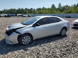 Salvage cars for sale at Windham, ME auction: 2015 Toyota Corolla L