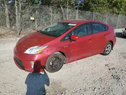 Salvage cars for sale at Cicero, IN auction: 2014 Toyota Prius