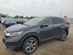 Salvage cars for sale at Des Moines, IA auction: 2017 Honda CR-V EXL