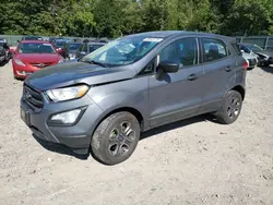 Salvage cars for sale at Duryea, PA auction: 2018 Ford Ecosport S