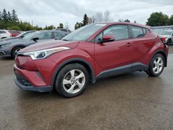 Salvage cars for sale at Bowmanville, ON auction: 2019 Toyota C-HR XLE