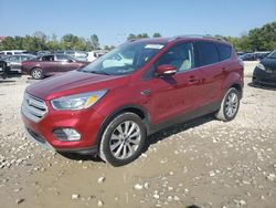 Salvage cars for sale from Copart Columbus, OH: 2017 Ford Escape Titanium