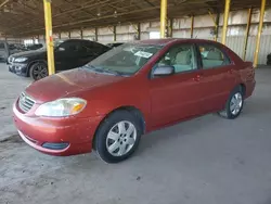 Salvage cars for sale at Phoenix, AZ auction: 2005 Toyota Corolla CE