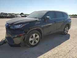 Salvage cars for sale at San Antonio, TX auction: 2020 Toyota Highlander L