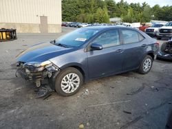 Salvage cars for sale at Exeter, RI auction: 2018 Toyota Corolla L