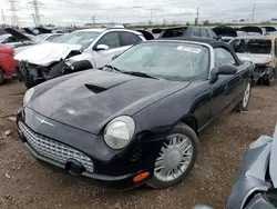 Ford salvage cars for sale: 2002 Ford Thunderbird