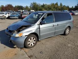 Salvage cars for sale at Woodburn, OR auction: 2002 Honda Odyssey EXL