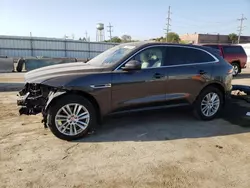 Salvage cars for sale at Chicago Heights, IL auction: 2017 Jaguar F-PACE Prestige