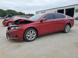 Chevrolet salvage cars for sale: 2018 Chevrolet Impala LT