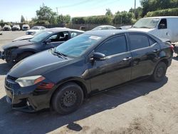 Toyota Corolla l salvage cars for sale: 2015 Toyota Corolla L