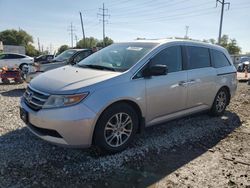 Salvage cars for sale at Columbus, OH auction: 2012 Honda Odyssey EXL