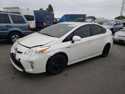 Salvage cars for sale from Copart Hayward, CA: 2015 Toyota Prius