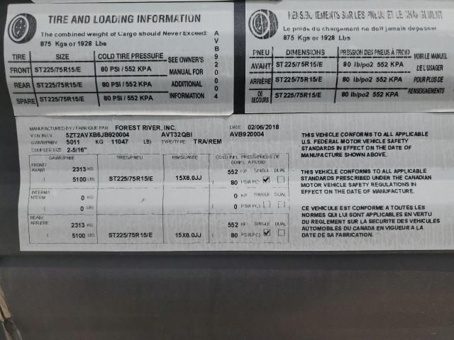 2018 Ffrv 32TVL