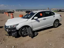 Salvage cars for sale at Greenwood, NE auction: 2013 Honda Accord LX