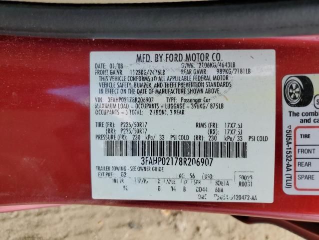 2008 Ford Fusion SEL