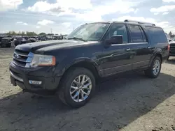 Ford salvage cars for sale: 2015 Ford Expedition EL Limited