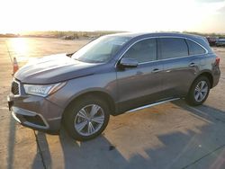 Salvage cars for sale at Grand Prairie, TX auction: 2020 Acura MDX