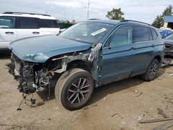 Volkswagen salvage cars for sale: 2019 Volkswagen Tiguan SE