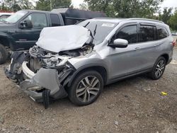 Salvage cars for sale at Baltimore, MD auction: 2018 Honda Pilot Elite