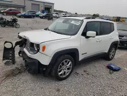 Salvage cars for sale at Earlington, KY auction: 2017 Jeep Renegade Latitude