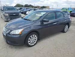 Salvage cars for sale at Grand Prairie, TX auction: 2015 Nissan Sentra S