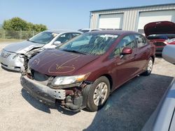 Salvage cars for sale at Chambersburg, PA auction: 2012 Honda Civic LX