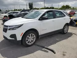 Salvage cars for sale from Copart Miami, FL: 2022 Chevrolet Equinox LS