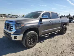 Toyota Tundra salvage cars for sale: 2021 Toyota Tundra Crewmax Limited