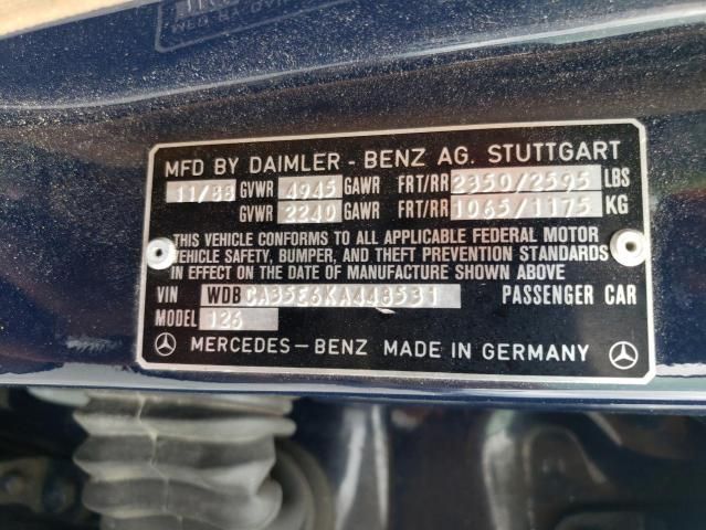 1989 Mercedes-Benz 420 SEL