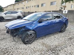 Salvage cars for sale at Opa Locka, FL auction: 2021 KIA Forte GT Line