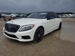 Salvage cars for sale at Houston, TX auction: 2014 Mercedes-Benz S 550