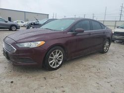 Salvage cars for sale at Haslet, TX auction: 2017 Ford Fusion SE