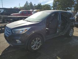 Salvage cars for sale at Denver, CO auction: 2018 Ford Escape SE