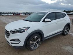 Salvage cars for sale at Houston, TX auction: 2017 Hyundai Tucson Limited