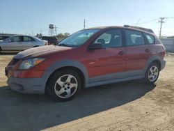 Salvage cars for sale at Chicago Heights, IL auction: 2004 Pontiac Vibe