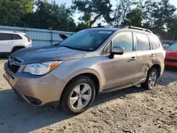 Salvage cars for sale at Hampton, VA auction: 2016 Subaru Forester 2.5I Premium