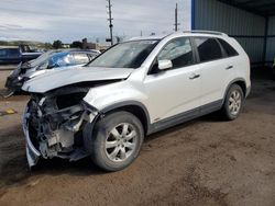 Salvage cars for sale at Colorado Springs, CO auction: 2012 KIA Sorento Base