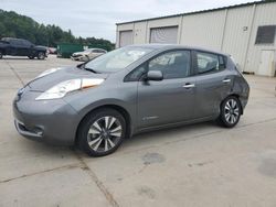 Salvage cars for sale at Gaston, SC auction: 2017 Nissan Leaf S