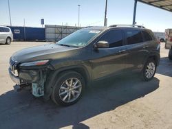 Salvage cars for sale at Anthony, TX auction: 2014 Jeep Cherokee Limited