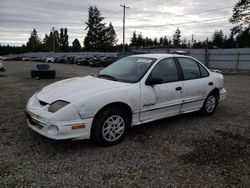 Salvage cars for sale at Graham, WA auction: 2002 Pontiac Sunfire SE