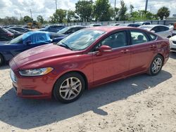 Ford salvage cars for sale: 2015 Ford Fusion SE