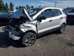 Ford Ecosport s salvage cars for sale: 2021 Ford Ecosport S