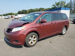 Salvage cars for sale at Ham Lake, MN auction: 2012 Toyota Sienna Base