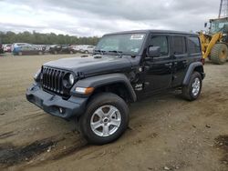 Jeep salvage cars for sale: 2020 Jeep Wrangler Unlimited Sport