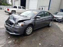 Salvage cars for sale at Savannah, GA auction: 2018 Nissan Sentra S