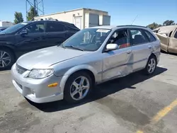 Salvage cars for sale at Hayward, CA auction: 2002 Mazda Protege PR5