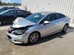 Chevrolet salvage cars for sale: 2017 Chevrolet Cruze LT